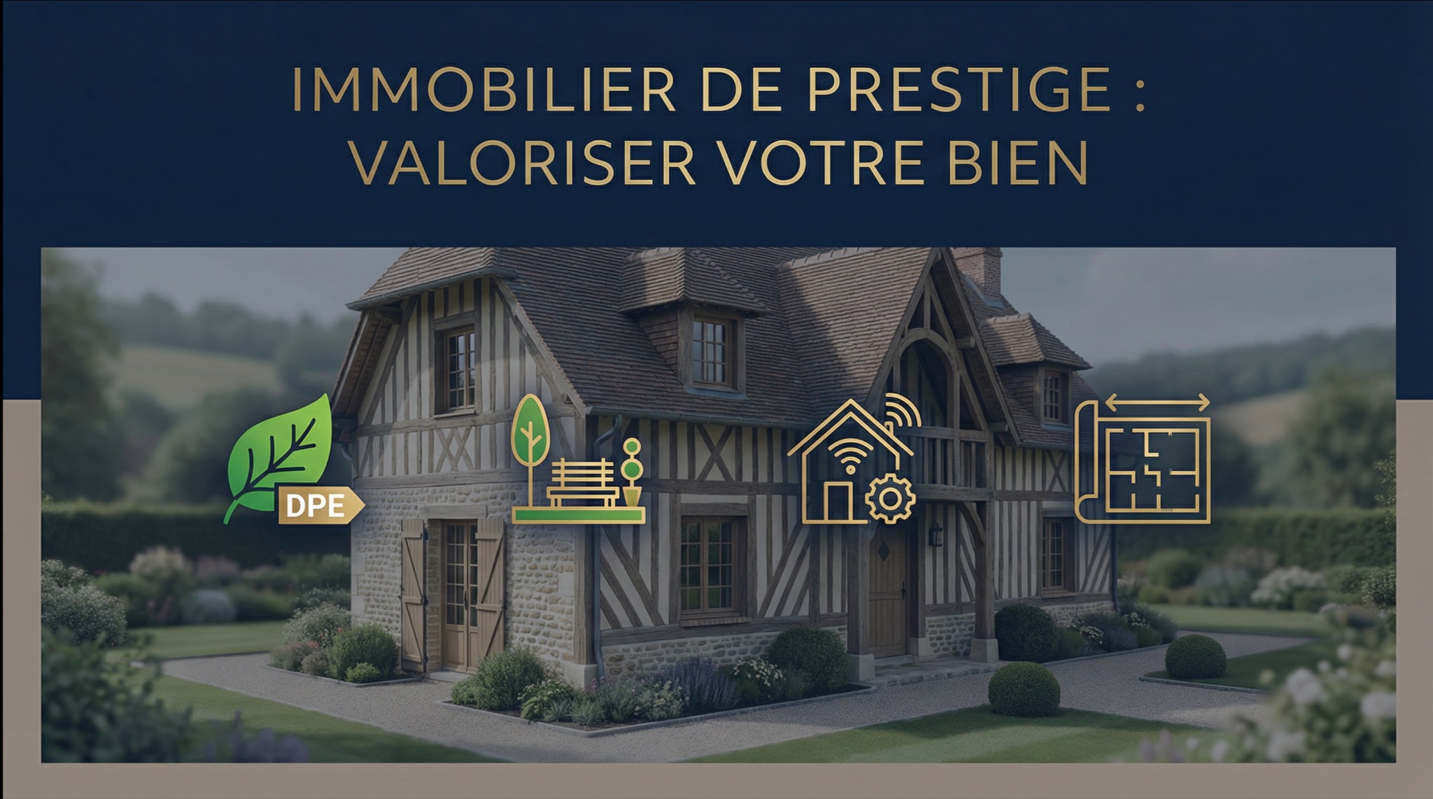 Maison normande rénovée