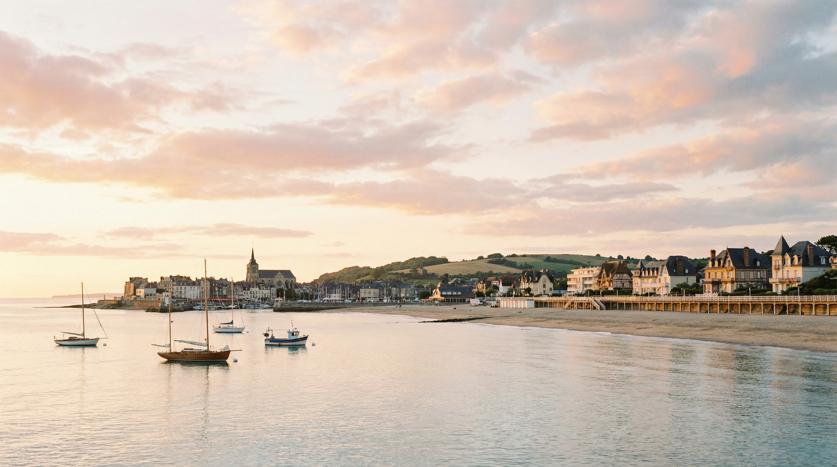 Paysage de la Côte Fleurie
